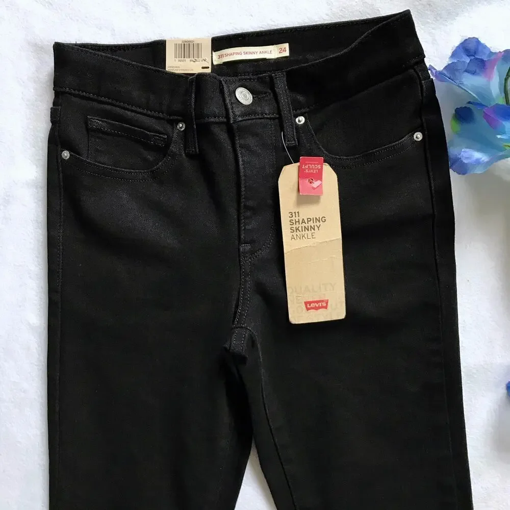 Levi's Sculpt NWT 311 Shaping Skinny Ankle Jeans Women 00/24